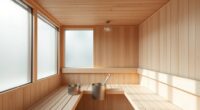 elegant nordic sauna style