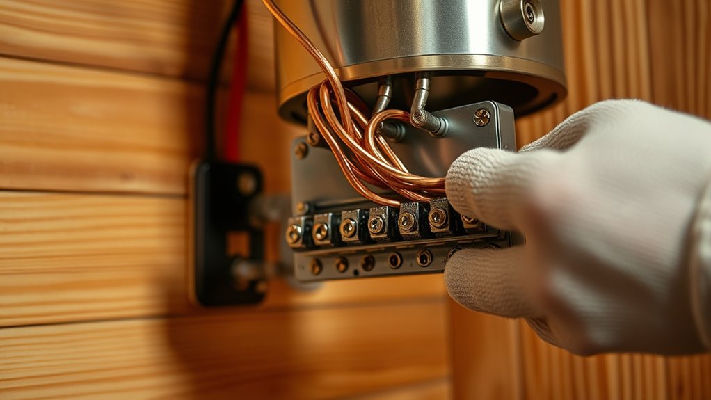 follow wiring diagrams precisely