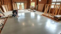 foundation and flooring preparation