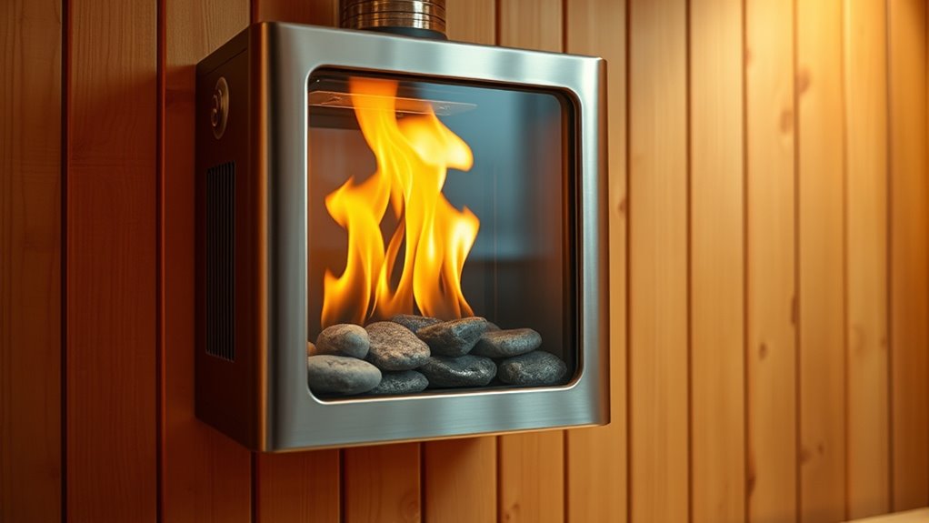 gas sauna heater advantages