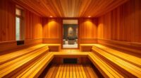 large family sauna design