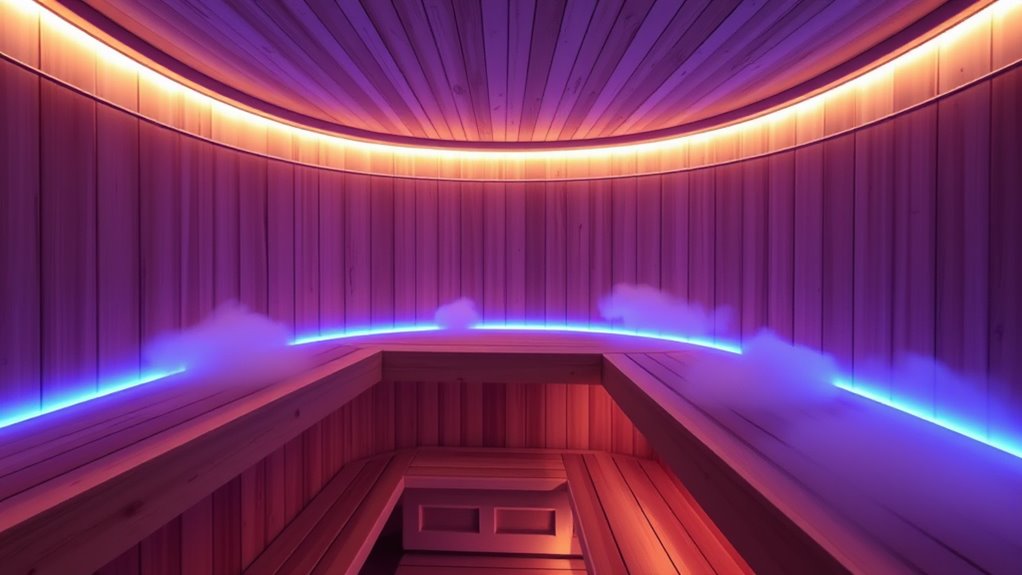 led lighting enhances relaxation