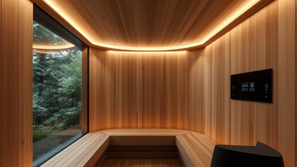 luxury eco friendly sauna designs