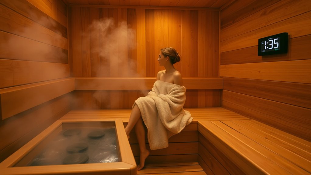 maximize brief sauna experiences