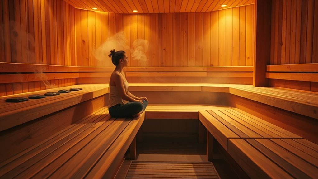 mindful sauna relaxation techniques