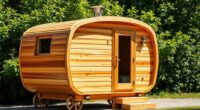 mobile sauna on wheels