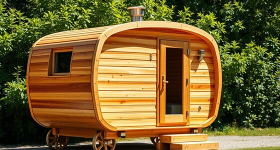 mobile sauna on wheels