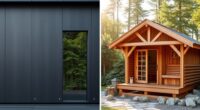 modern versus rustic exteriors