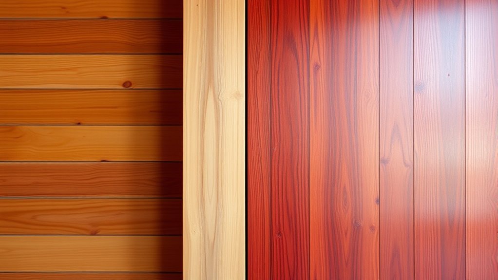 natural versus protective finishes