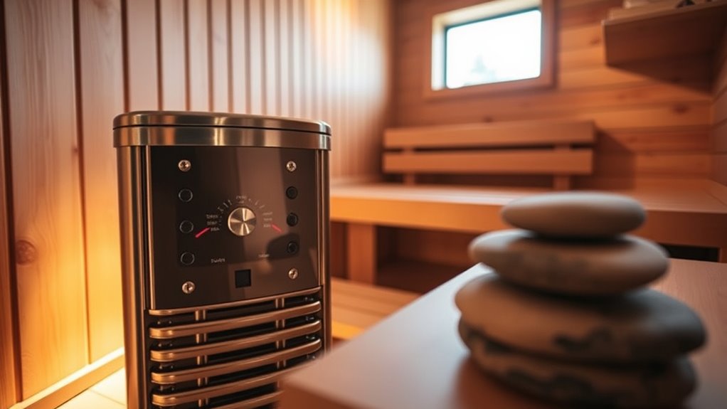 optimal sauna heater sizing