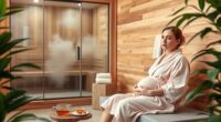 post pregnancy sauna guidelines