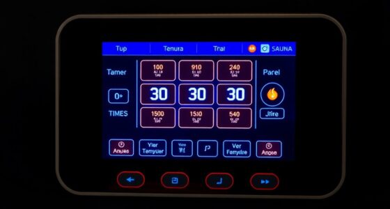 programming sauna timer schedules