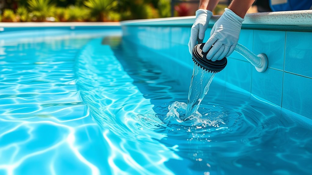 proper pool water disposal