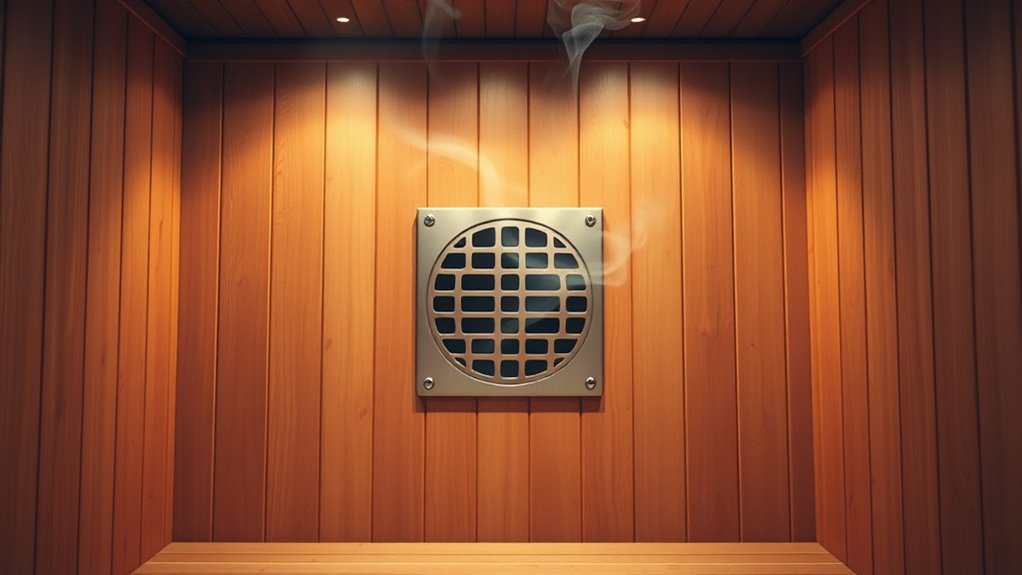 proper sauna air circulation