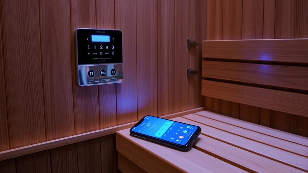 remote control sauna convenience