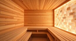salt wall sauna construction