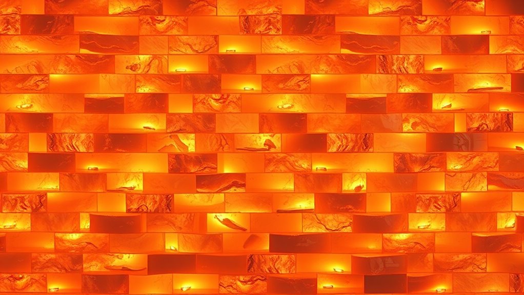 salt walls promote wellness ambiance