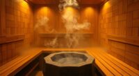 sauna aids respiratory relief