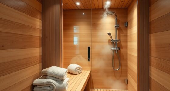 sauna and shower combo