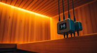 sauna co2 sensor monitoring