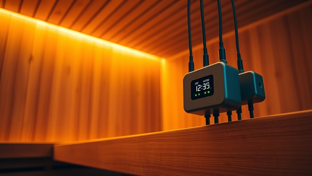 sauna co2 sensor monitoring