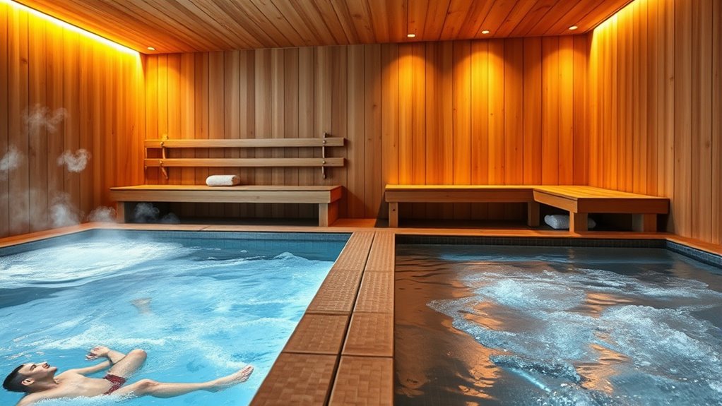 sauna cold plunge sequence