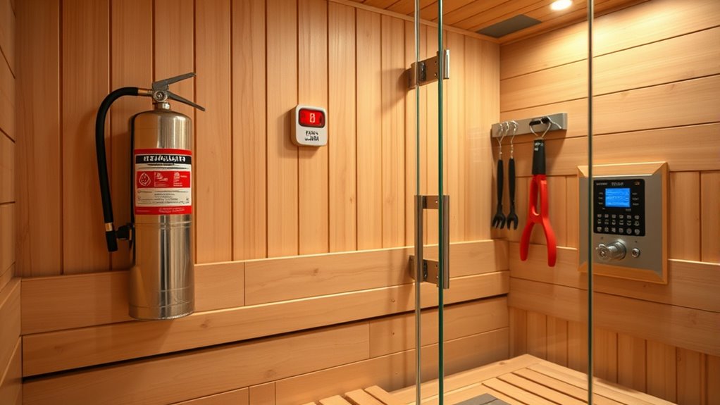 sauna electrical fire safety