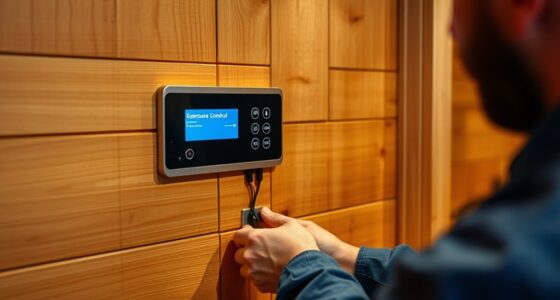 sauna heater remote installation