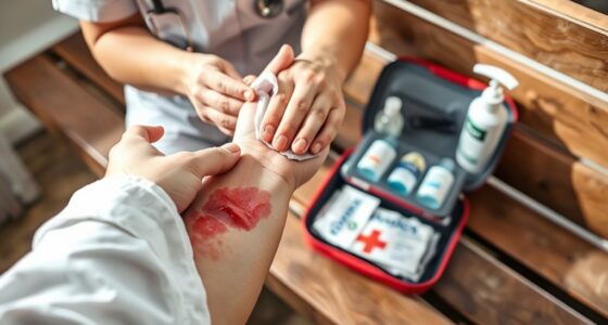 sauna injury first aid