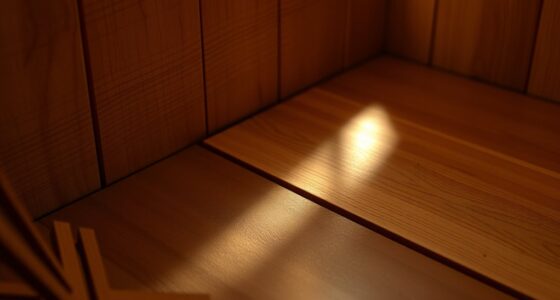 sauna interior heat protection