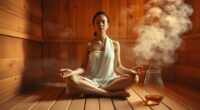 sauna meditation for recovery