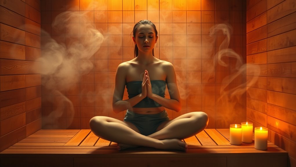 sauna meditation promotes detoxification