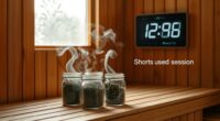 sauna session duration comparison