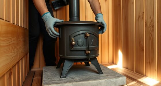 sauna stove installation tips