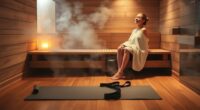 sauna stretching recovery routine