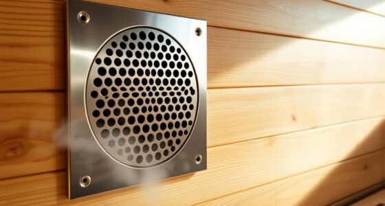 sauna ventilation ensures fresh oxygen