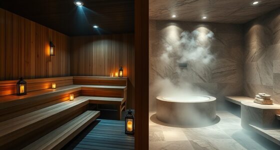 sauna versus steam room