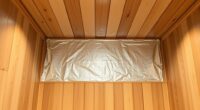 sauna wall and ceiling insulation