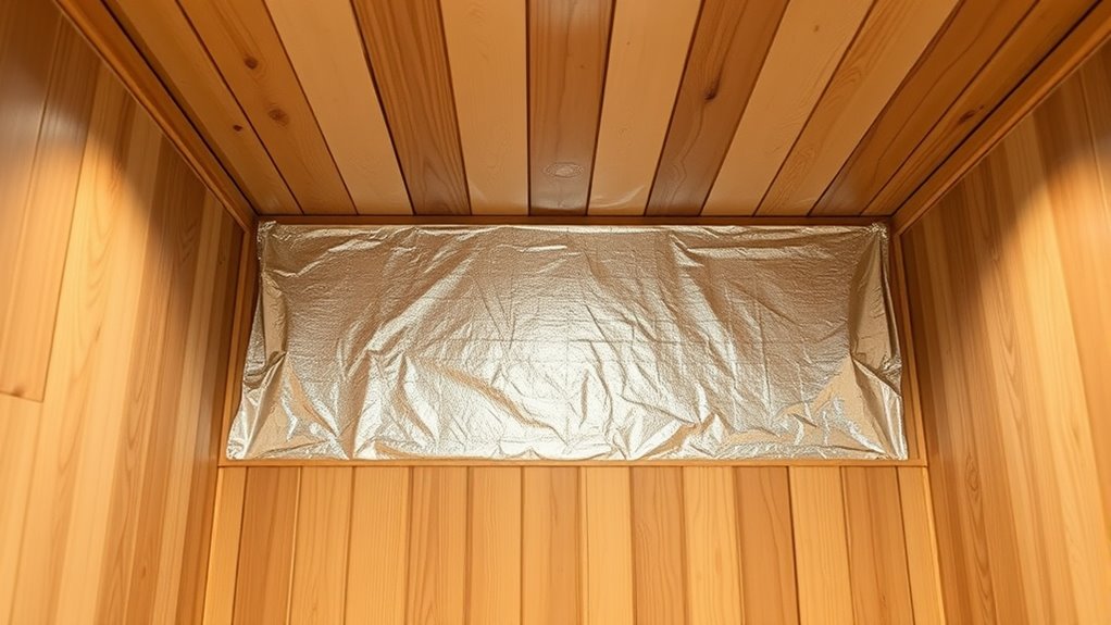 sauna wall and ceiling insulation