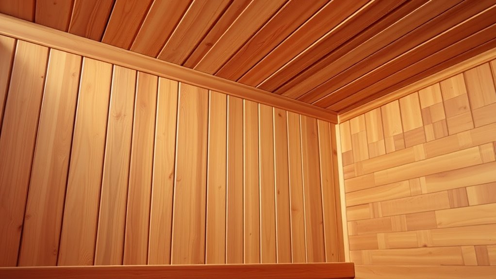 sauna wall panel installation