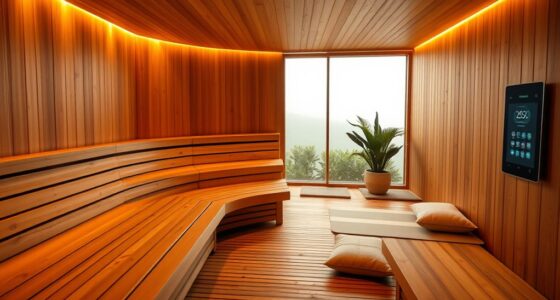 sauna yoga relaxation space