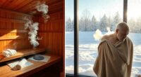 seasonal sauna cold protocols
