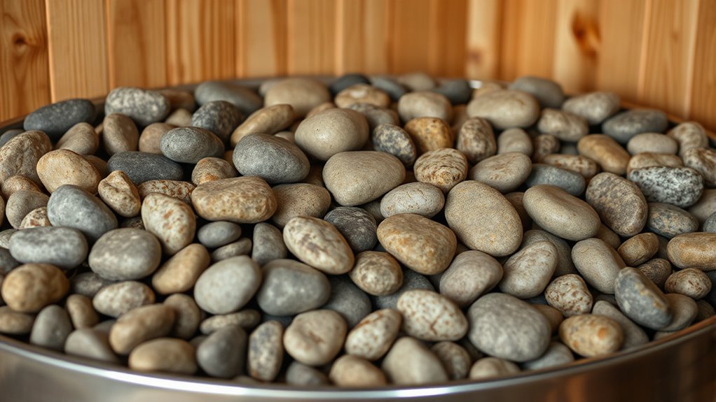 selecting sauna heater stones