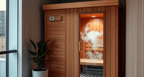 small apartment sauna installation
