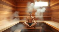 sweating toxins in sauna