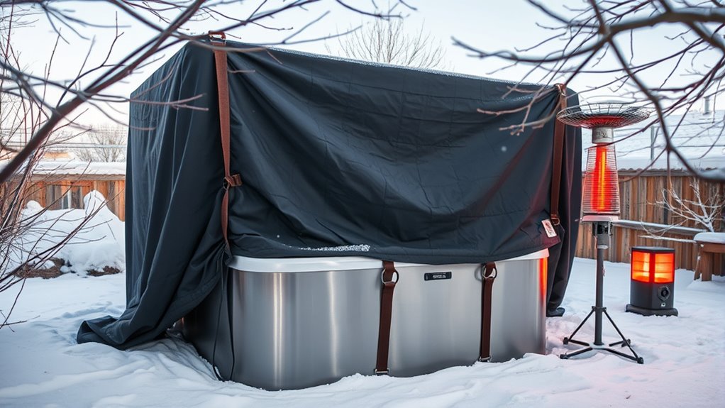 winterize and protect tub