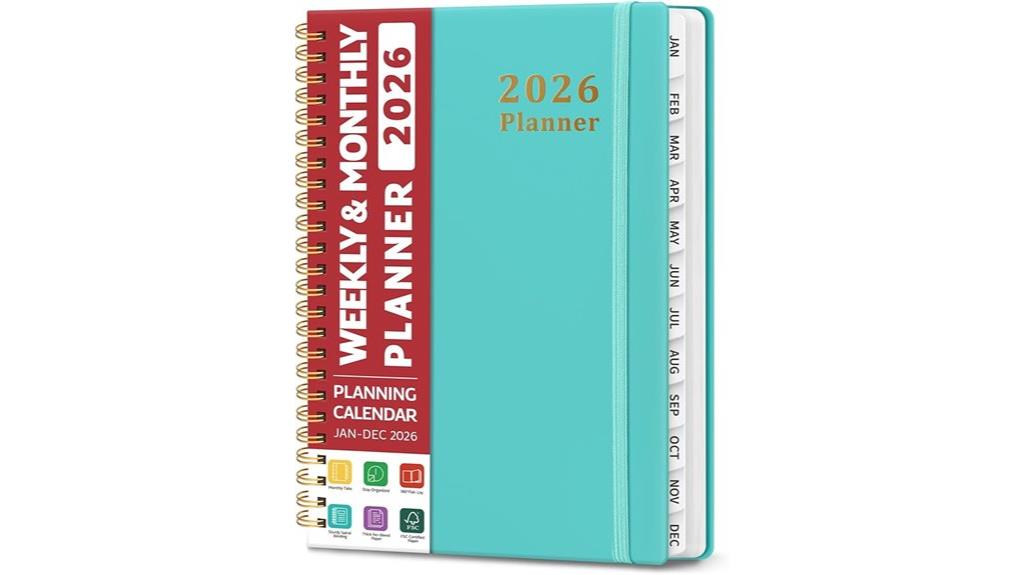 2026 weekly monthly planner