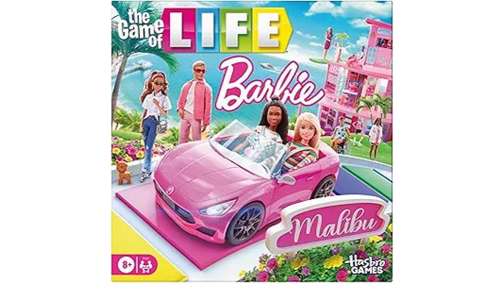 barbie themed life game
