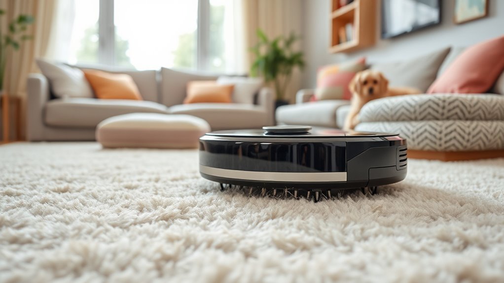 pet hair cleaning features