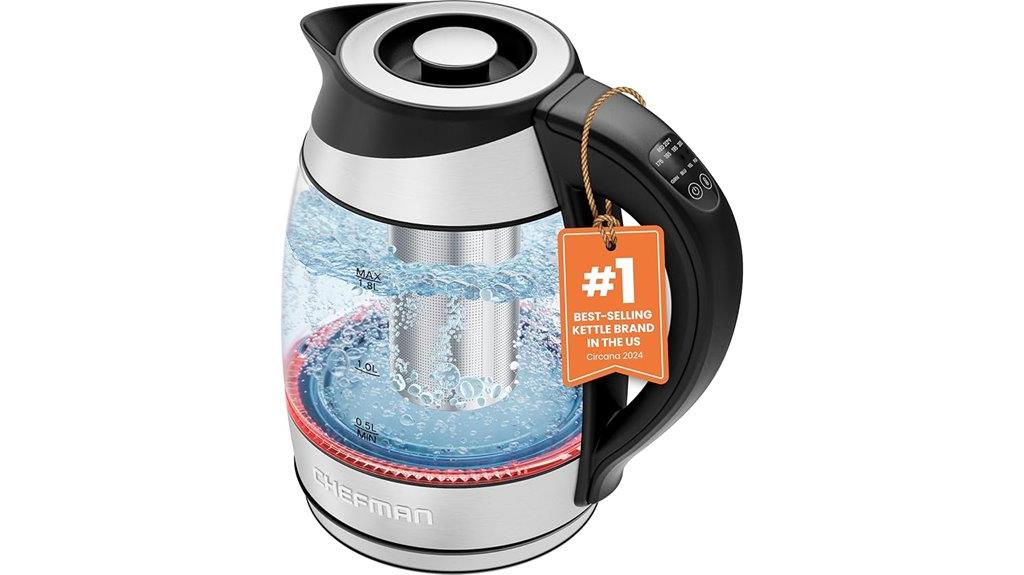 precision digital tea kettle